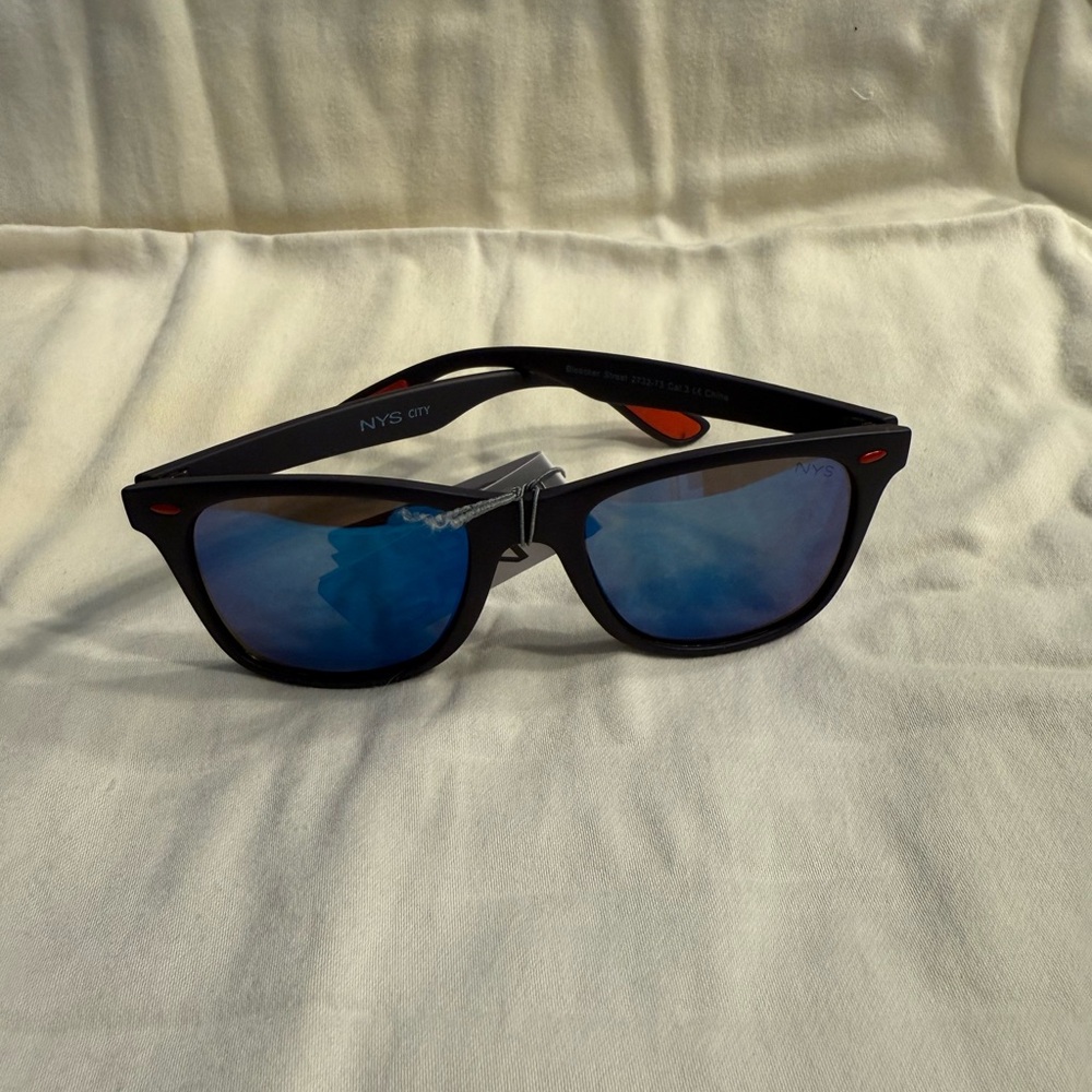NYS Stylish Black and Blue Sunglasses